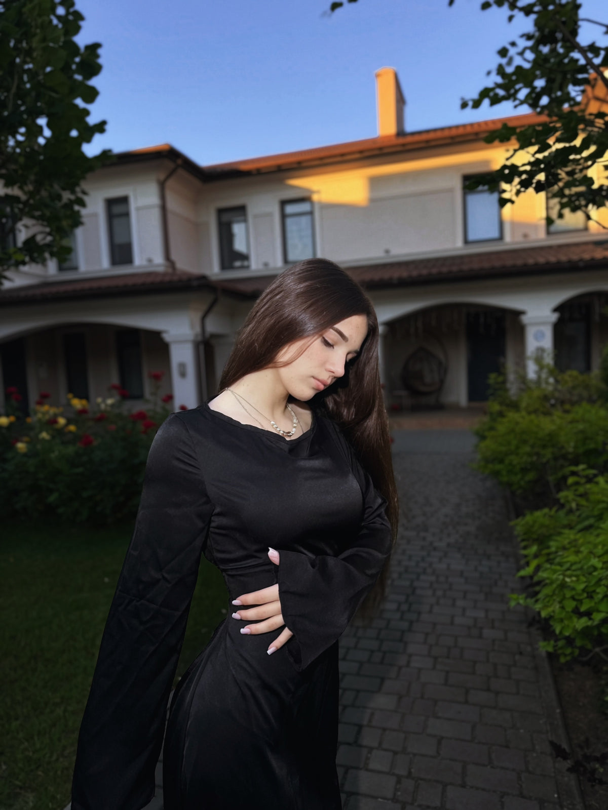 Шовкова сукня Максі
